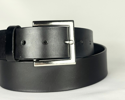 UNISEX: Silver Buckle Belt