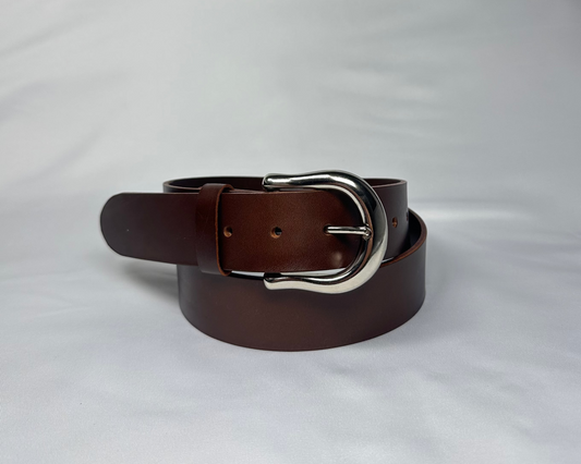 LIMITED EDITION: Silver Moon Buckle Belt